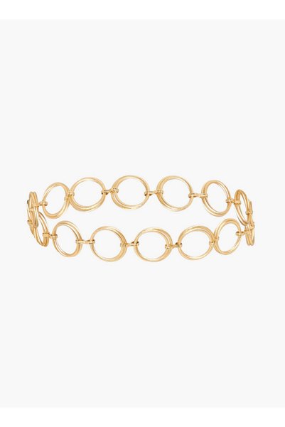 FAV Metallic Belt with Circle Link Design