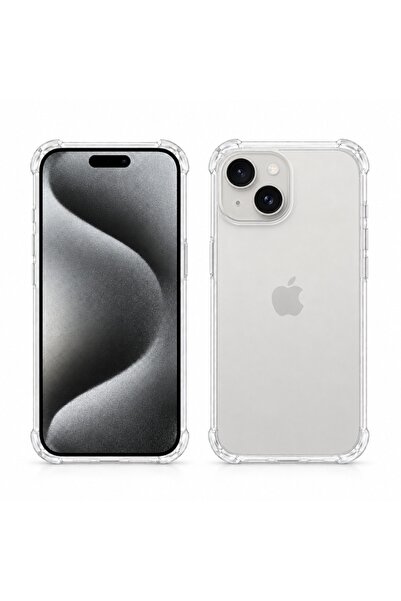 General Store Husă transparentă din TPU compatibilă cu iPhone 15, subțire, an...