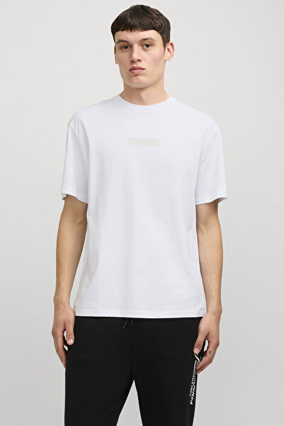 Jack & Jones Minimal Logo Print Crew Neck T-Shirt