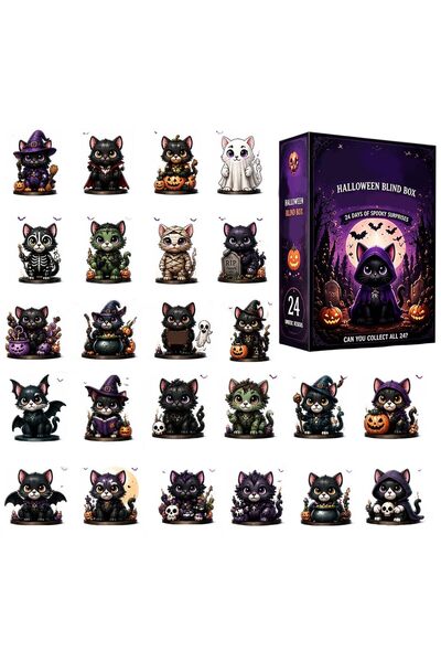 Generic Brand Calendar de Advent de Halloween 2026 – 24 de zile de Advent 2D