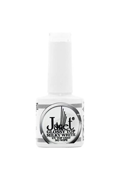 Janet Hand&Nails Top Coat UV Lucios Alb Lăptos 7 ml