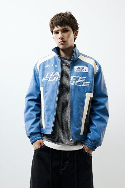 Pull & Bear Race Force suni deri ceket
