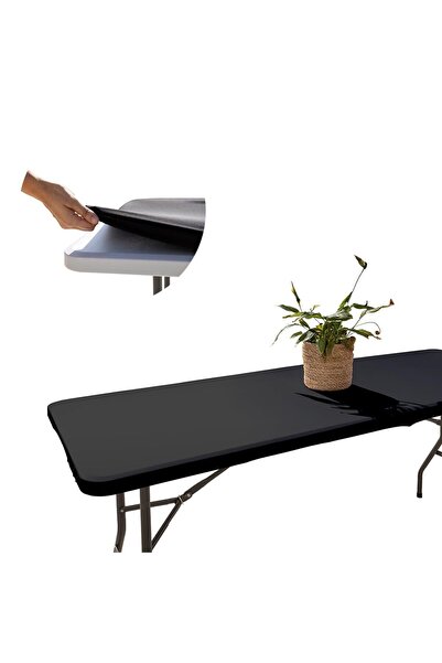 Generic Brand Față de masă pliabilă de 180 cm cu margine elastică