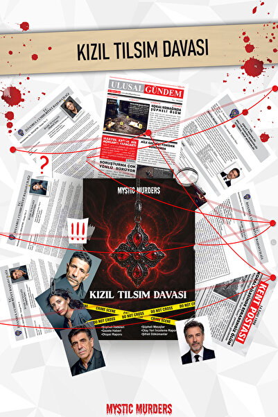 Planet Butik Detective Murder Solving Game - the Case of the Red Talisman