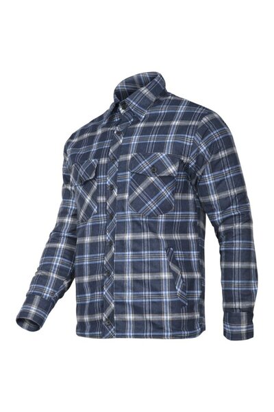 Lahti Pro Padded plaid flannel shirt - l