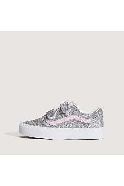 Vans Old Skool V Çocuk Gri Sneaker