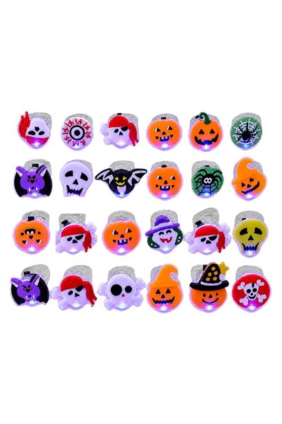 Generic Brand Set de 24 de inele pentru calendarul de Advent de Halloween - D...