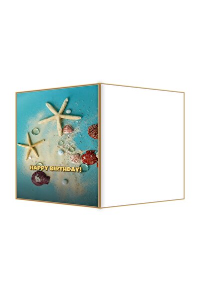 OEM Anniversary Greeting Card Sea Glass Collection, Unique Design, 13.3x19.4c...