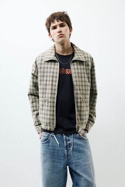 Pull & Bear Kareli ceket