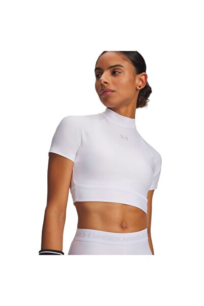 Under Armour HEATGEAR ΚΡΟΠ ΜΟΚ ΣΣ 6010006-100 Λευκό