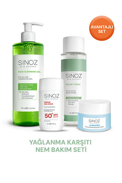 SİNOZ Yağlanma Karşıtı Nem Bakım Seti
