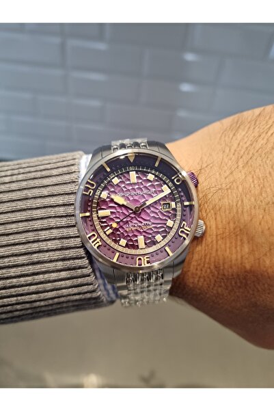 SPINNAKER OTOMATİK- YENİ MODEL Mor kadran Safir Camlı SEİKO Mekanizmalı, 18 A...