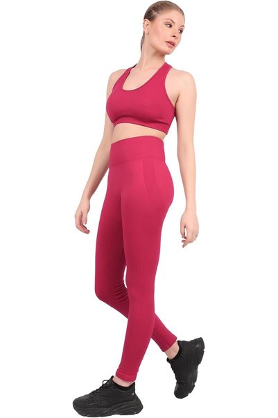 Okapi Women's Contour Seamless High Waist Leggings, Stretch Activewear Tights for Yoga, Gym, Workout & Athleisure