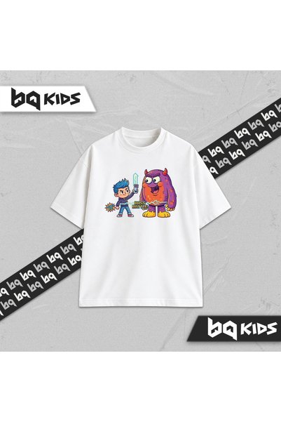 collection of bq تي شيرت للأطفال مطبوع عليه BATTLE BEAST مصنوع من القطن بنسبة...