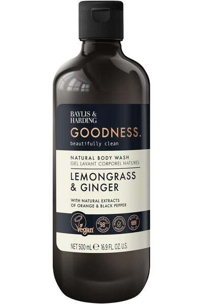 Baylis & Harding Goodness Lemongrass & Ginger Body Wash 500ml | Zesty Lemongr...