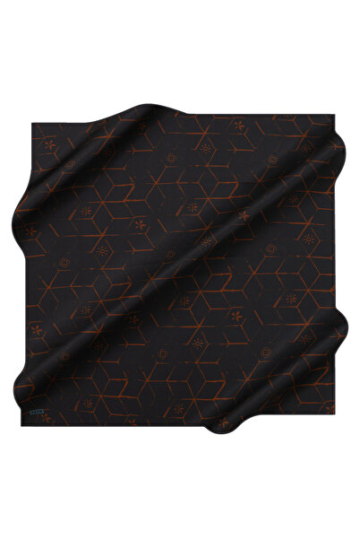 Aker Turquoise 90X90 Silk Twill Scarf