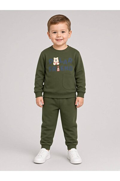 Kids Club Set pentru băieți cu imprimeu POLAR FRIEND