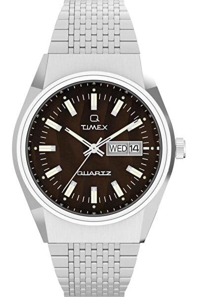 Timex ساعة كوارتز تناظرية للرجال مع سوار من الفولاذ المقاوم للصدأ TW2W62400
