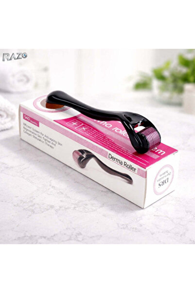 Razo Derma Roller Beauty 1.0 mm, Microneedling pentru reintinerire ten, Stimu...