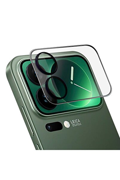 CaseOnn Xiaomi 17 Pro ile Uyumlu 9H Üstün Koruma Kamera Lens Koruyucu Siyah