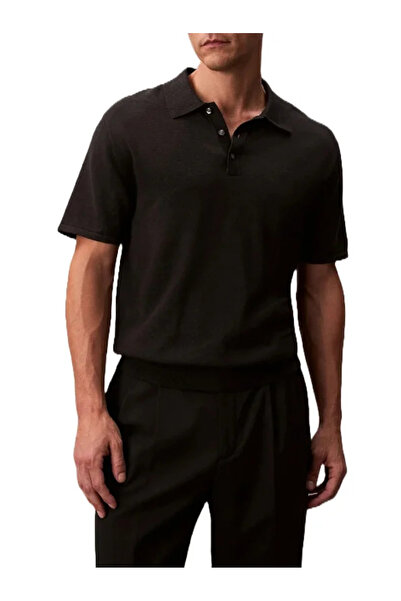 Calvin Klein Ανδρικό Polo Μαύρο LV04LC326G-UB1