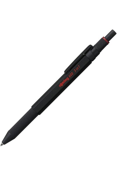 Rotring 600 Siyah Üç Fonksiyonlu Kalem 0.5 mm Mekanik Kurşun Kalem ve Tükenme...