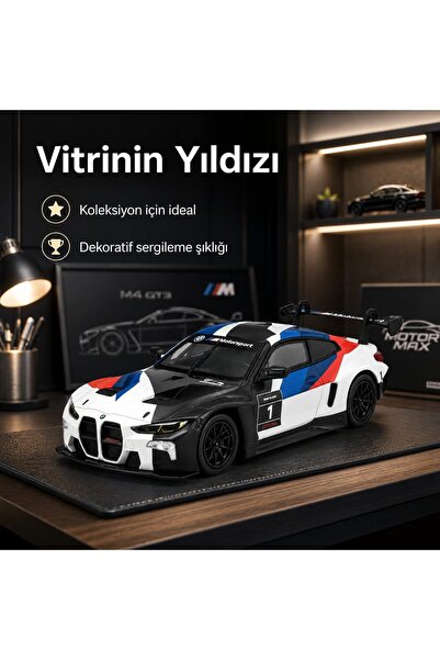 VARDEM OYUNCAK MOTORMAX 1:24 GT Racing BMW M4 GT3 Model Araba, Koleksiyonluk ...