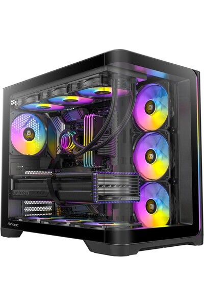ANTEC C5 Curve ARGB, 4 x 120mm ARGB PWM Fanlar Dahil, Aynı Anda 10 Fana kadar...