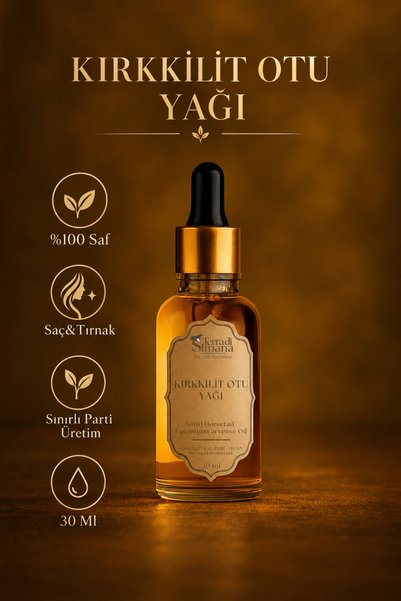 Katkısız Kırkkilit Otu Aromaterapi Yağı - Topraklanma & Saç-Tırnak - 30 ml