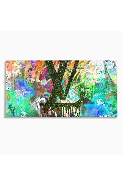 Luxcanva Tablou Canvas Branduri De Lux 140x70 cm pe Sasiu Lemn Birou