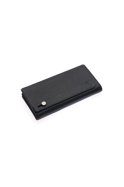 Westpolo Unisex Genuine Leather Long Wallet with Phone Compartment, Magnetic Cover, Hand Portfolio