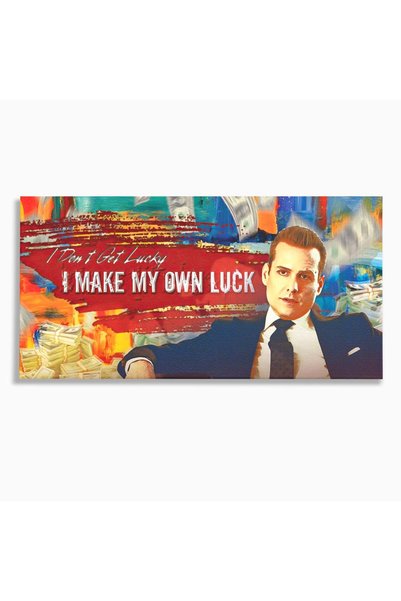 Luxcanva Tablou Canvas Harvey Specter 140x70 cm pe Sasiu Lemn Decorativ Seria...