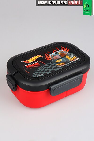 HOT WHEELS x Dekomus Lisanslı Hotwheels 3 Bölmeli Beslenme Kabı / Lunch Box