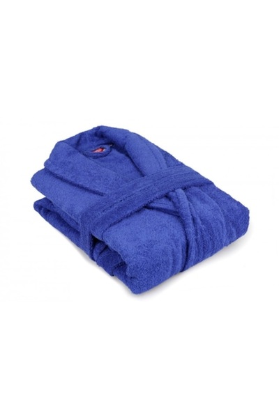 odjas Halat de baie 100% bumbac, mărime S/M, Perry - Albastru
