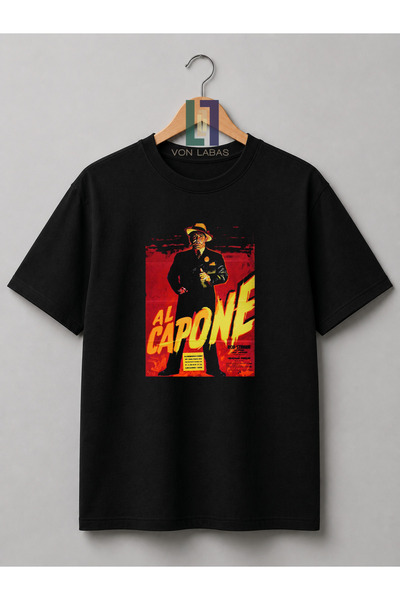 PANDORICA Al Kapone retro gangsterska majica sa printom, premium unisex