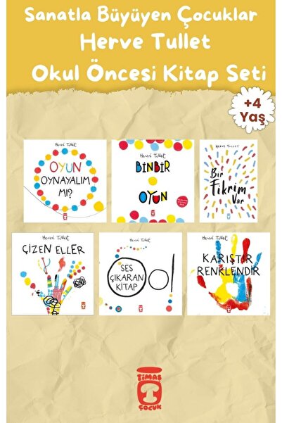 Timaş Çocuk Sanatla Büyüyen Çocuklar Kitap Seti - Herve Tullet - 4+ Yaş Okul ...