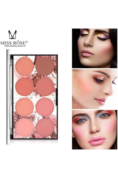 MISS ROSE Contour Face Blusher Palette Multicolour
