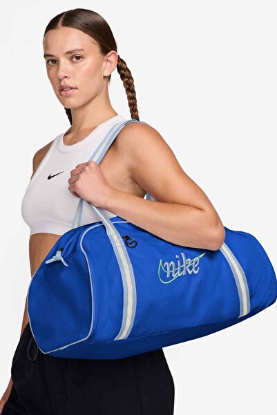 Nike Gym Club Retro Mavi Orta Boy Spor Çantası