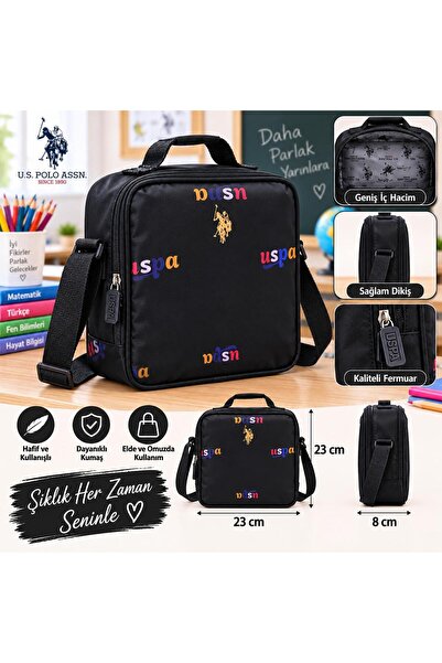 U.S. Polo Assn. İlkokul Ortaokul Anaokul Isı Korumalı Beslenme Çantası PLBSC2...