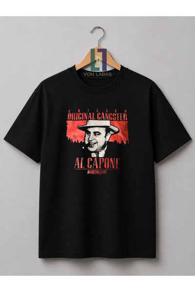 PANDORICA Al Kapone retro gangsterska majica sa printom, premium unisex