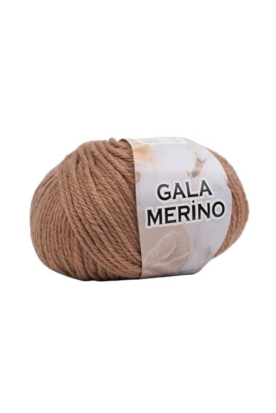Gala İhraç Fazlıρας Νήμα από μαλλί Merino και κασμίρ 50 γρ. 100 μ. - Καφέ