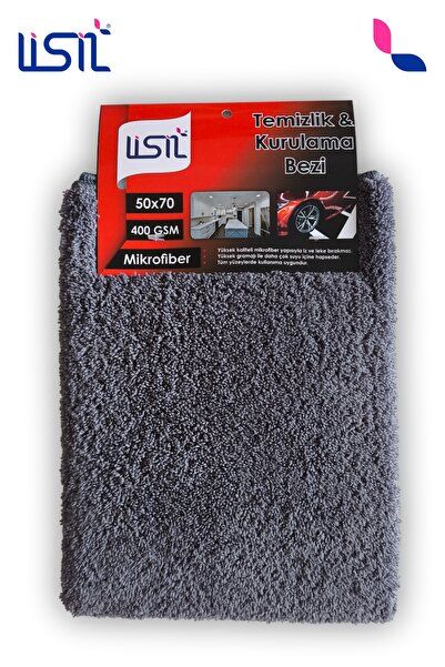 Mikrofiber Temizlik & Kurulama Bezi | 50x70 Büyük Boy | 400 GSM | Tüm Yüzeyler