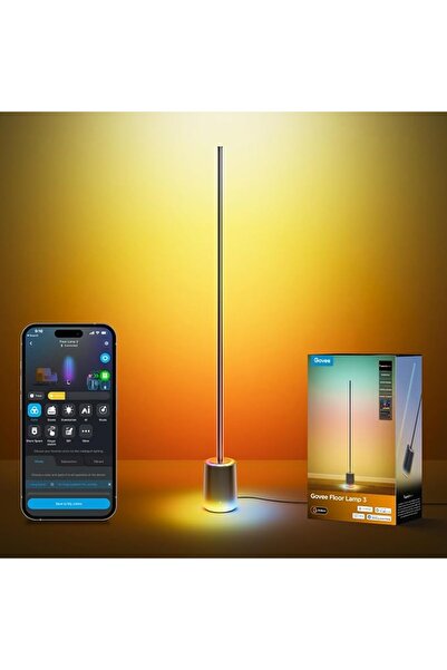 Govee مصباح أرضي 3 بتقنية Luminblend+، مصباح قائم RGBWWIC بقوة 2100 لومن