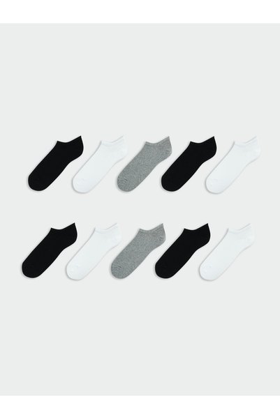 LC Waikiki Ανδρικές κάλτσες για sneakers, πακέτο 10 τεμαχίων