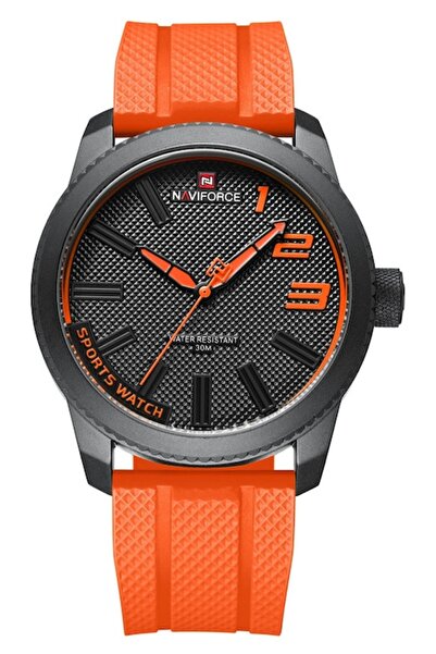 Naviforce ساعة كوارتز رياضية مطاطية