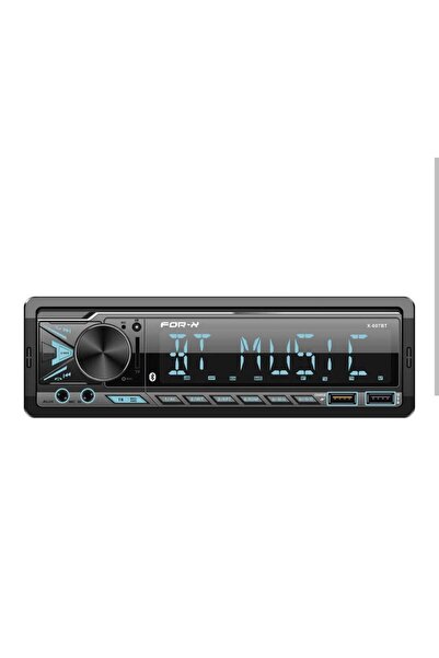 For-X FORX X-607 BT USB AUX AMFİ ÇIKIŞLI 4X60 WAT DİJİTAL PANEL OTO TEYP