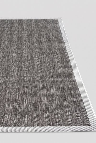 Anatolian Carpet Store Sisal Dokuma Hav Vermez, Leke Tutmaz, Robot Süpürgeye Uygun Modern Antrasit Halı