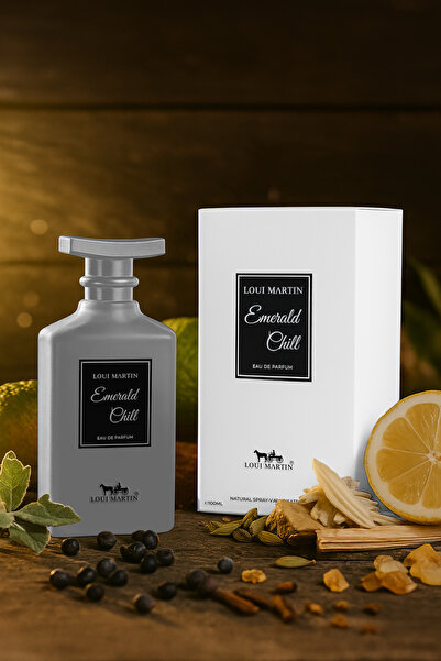 loui martin Emerald Chill Eau De Parfum 100ml | Aromatic Woody Fragrance | Cl...