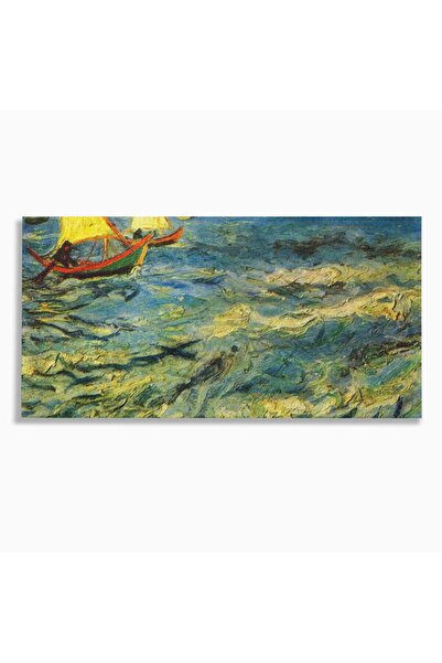 Luxcanva Tablou Canvas Marea 120x60 cm pe Sasiu Lemn Vincent van Gogh Arta Pi...