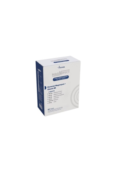 Efekt Pharma Magnefect 200 mg Elemental Magnezyum 60 Tablet